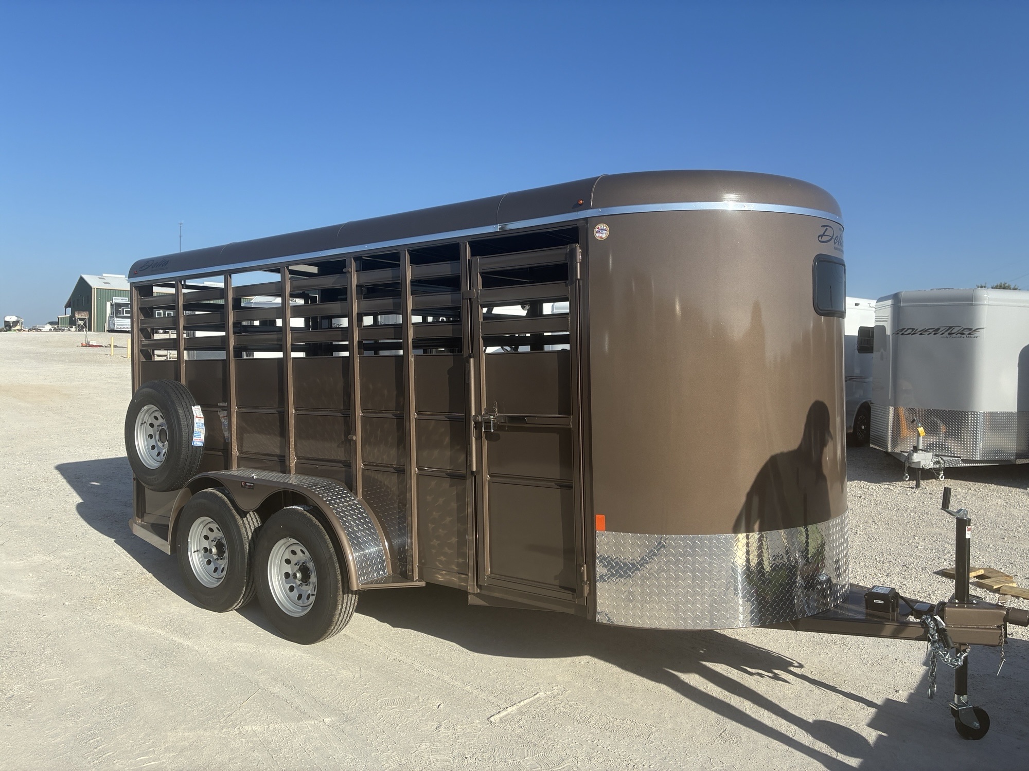 2026 Delta 16' Livestock Bumper Pull Trailer