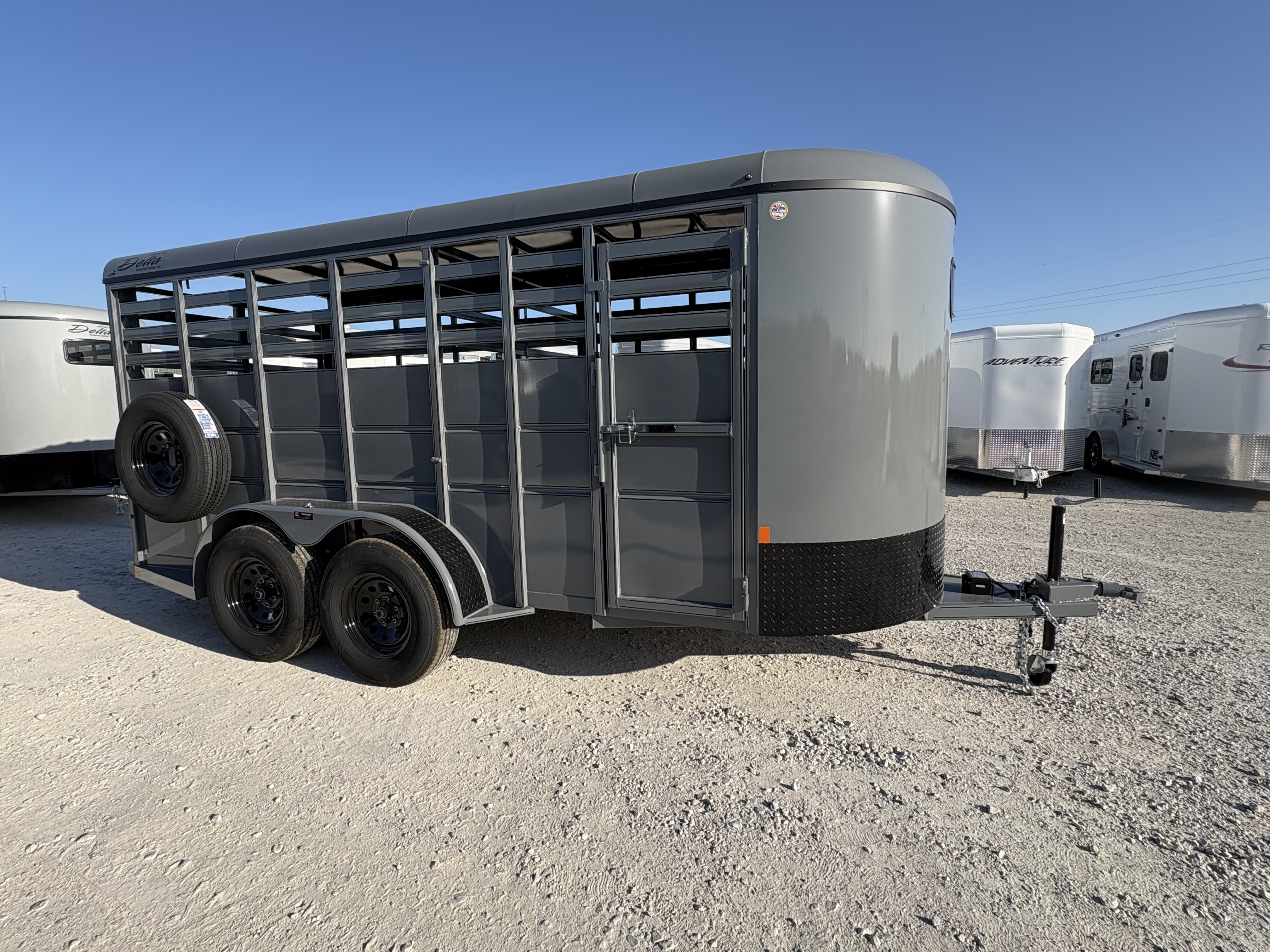 2026 Delta 16' Livestock Bumper Pull Trailer