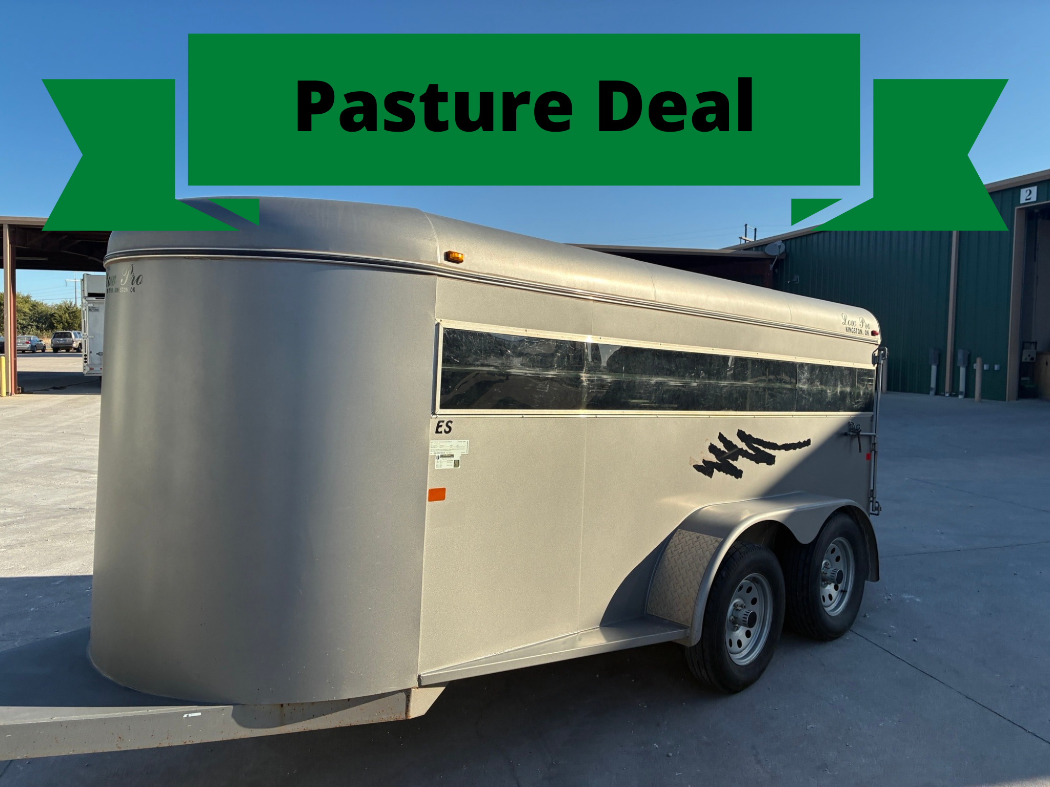 2017 Titan 16' Livestock Bumper Pull Trailer